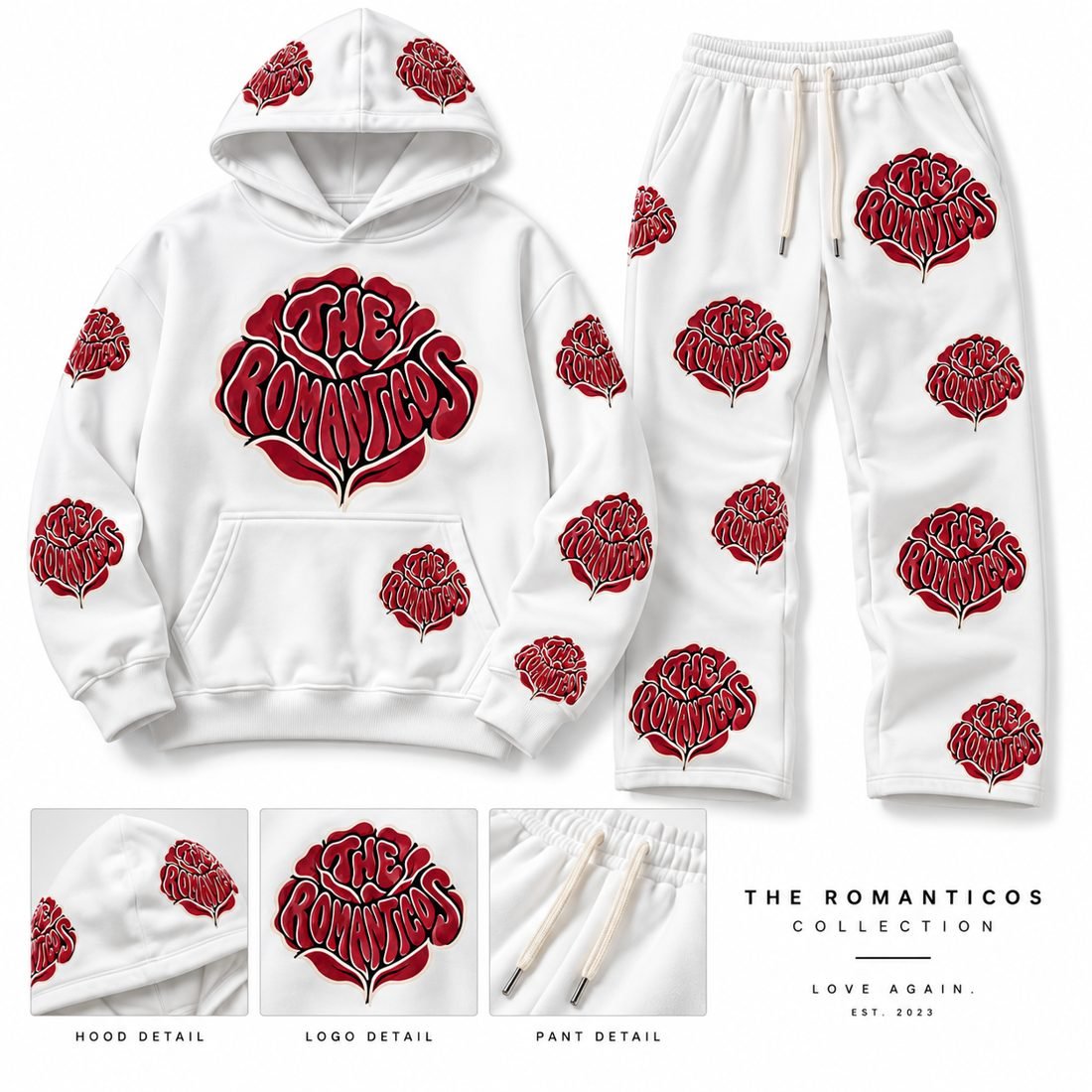 The Romanticos Rose Tracksuit — photo 1